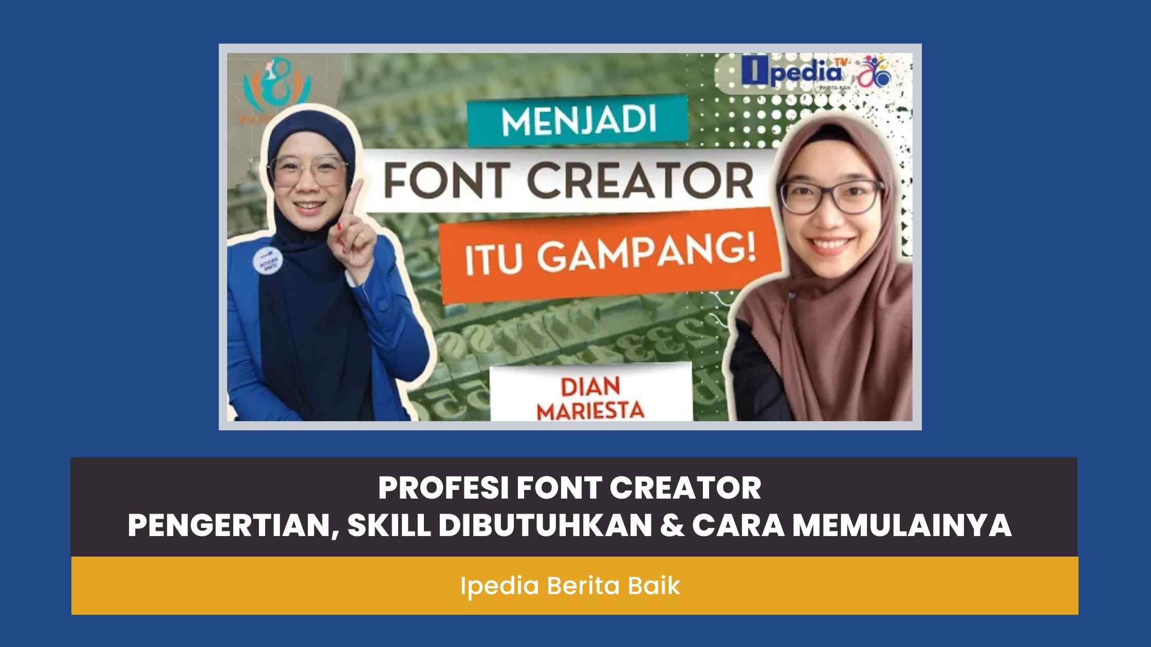 Menjadi Font Creator